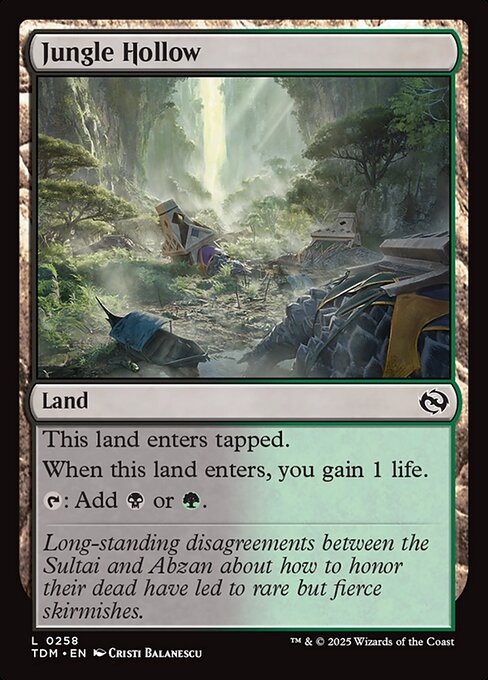 Jungle Hollow 258 Foil
