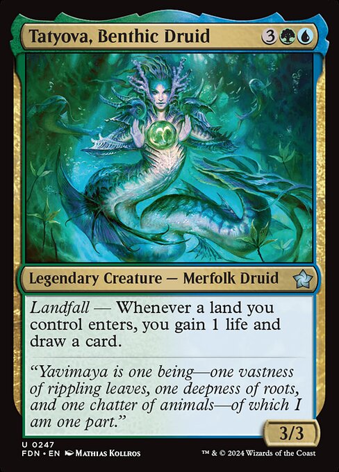 Tatyova, Benthic Druid 247 Foil
