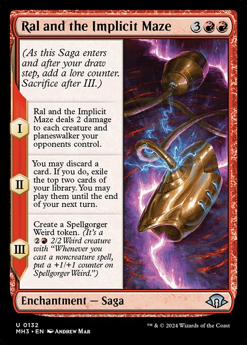 Ral and the Implicit Maze 132 Foil