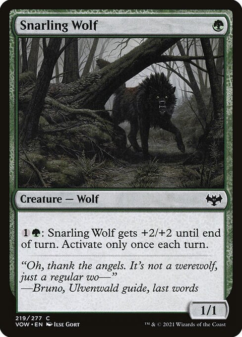 Snarling Wolf 219