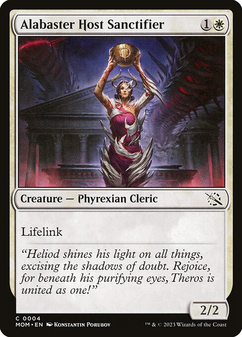 Alabaster Host Sanctifier 4