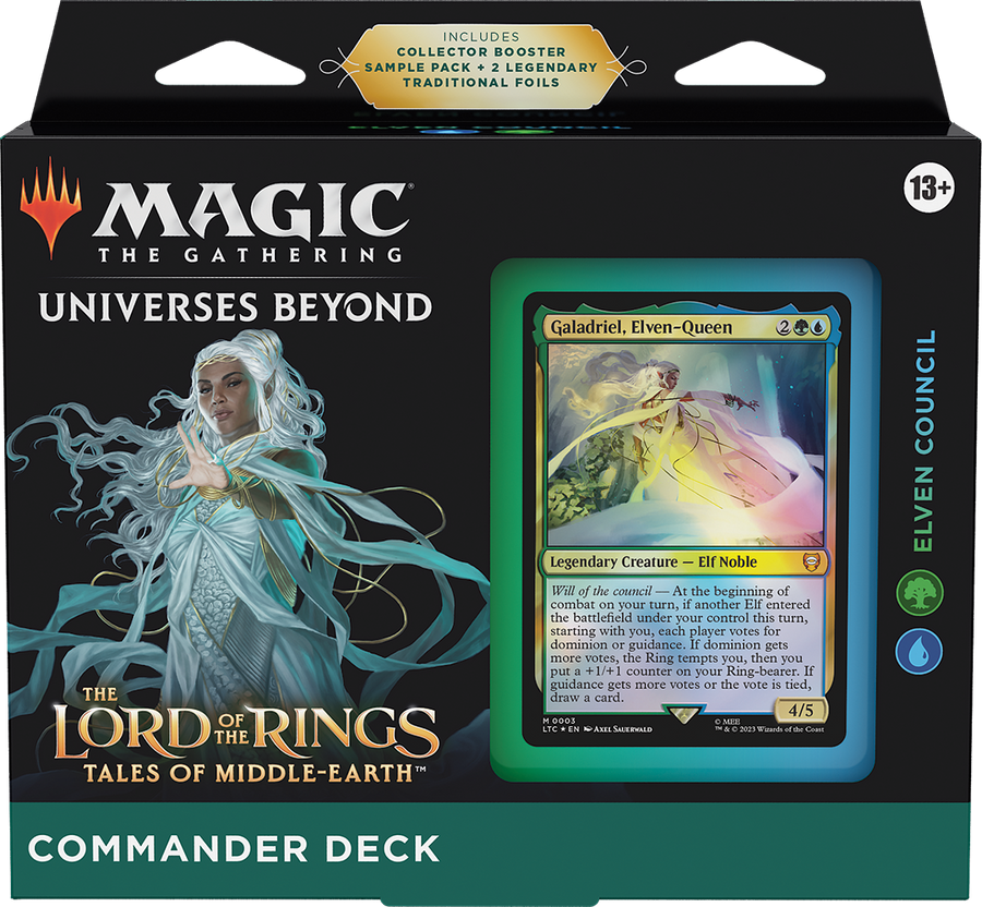 Elven Council Commander Deck MTG Lord of the Rings Galadriel Elf tribal