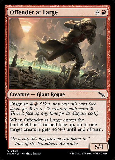 Offender at Large 138 Foil