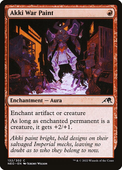 Akki War Paint 132