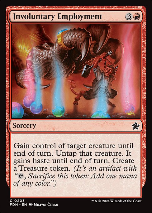 Involuntary Employment 203 Foil