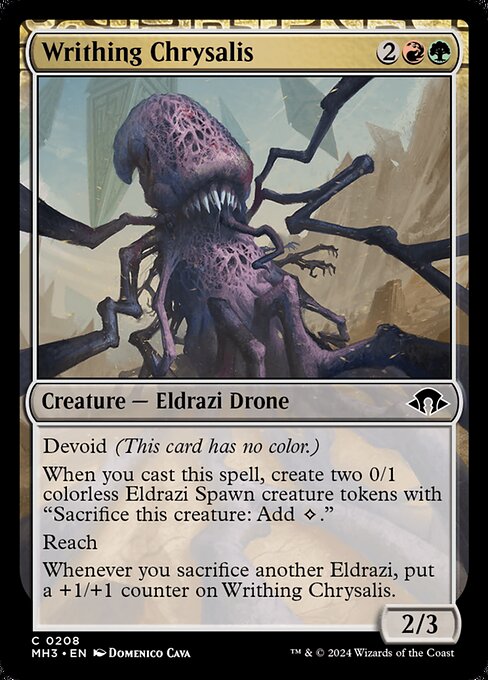 Writhing Chrysalis 208 Foil