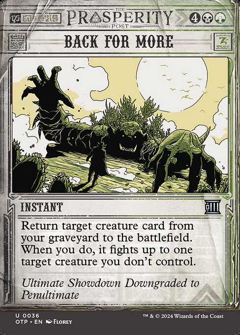 Back for More 36 Foil
