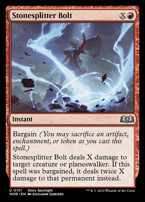 Stonesplitter Bolt 151 Foil