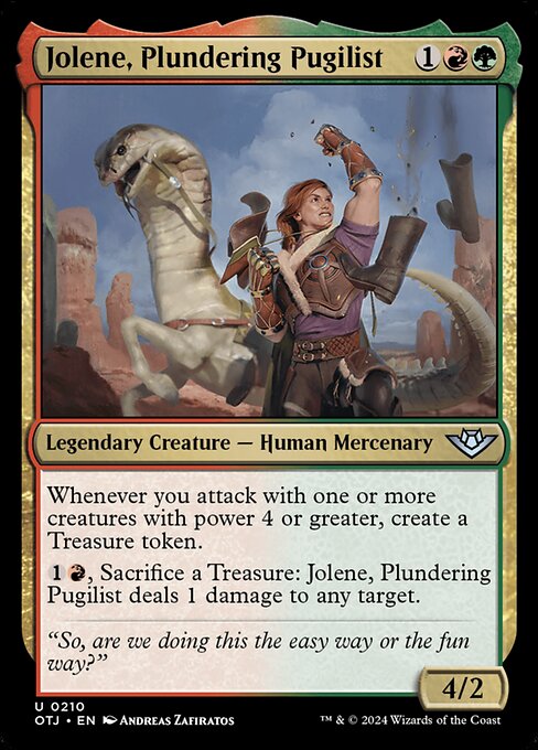 Jolene, Plundering Pugilist 210 Foil