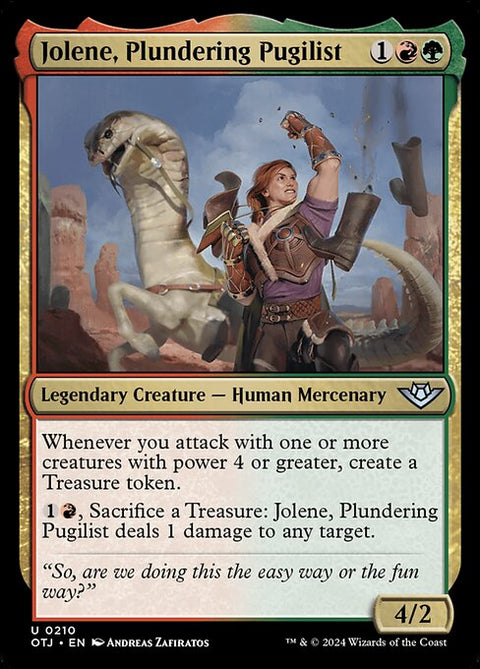 Jolene, Plundering Pugilist 210 Foil