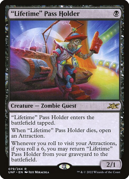 "Lifetime" Pass Holder 79 Foil