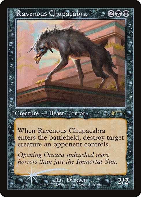 Ravenous Chupacabra 10 Foil