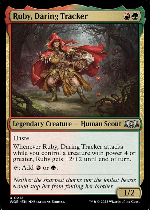 Ruby, Daring Tracker 212 Foil