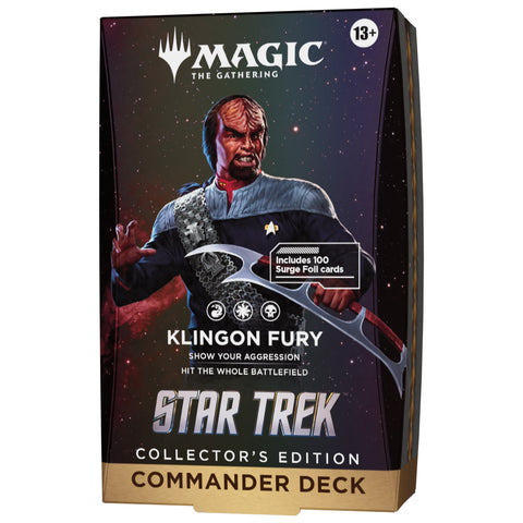 Preorder - Magic The Gathering Star Trek Collector Commander - Klingon Fury