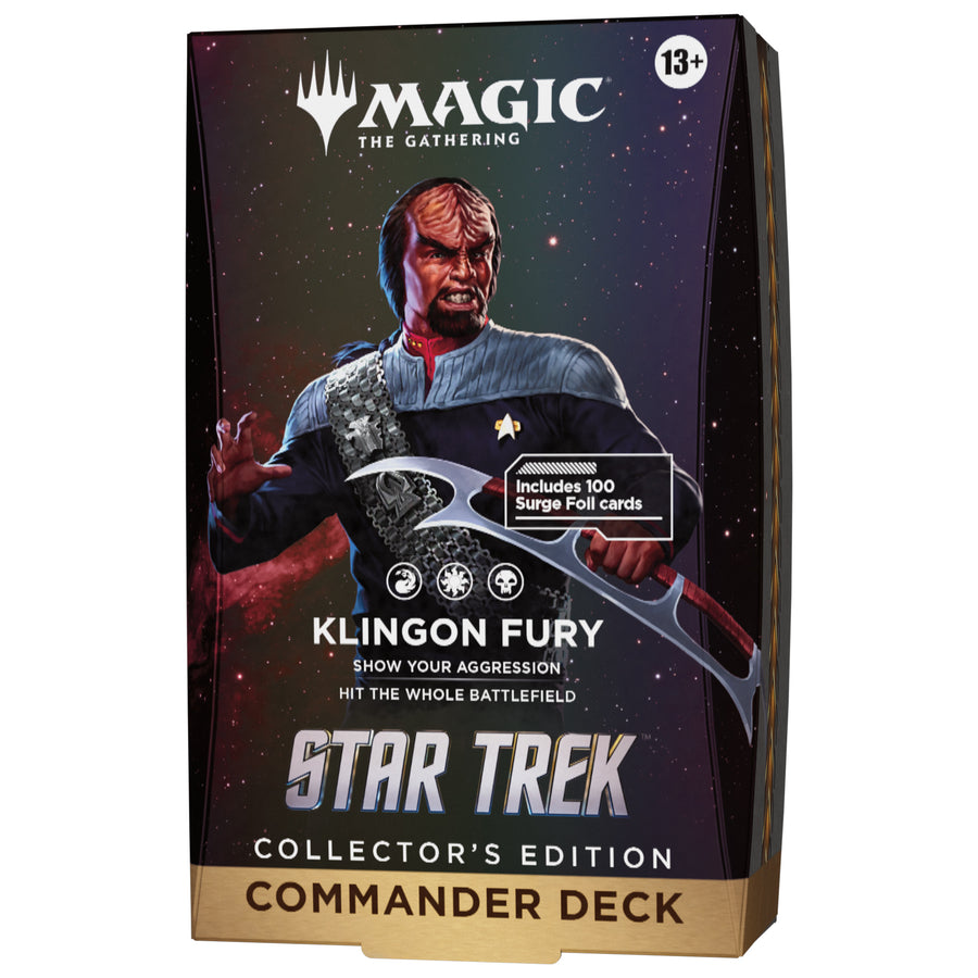 Preorder - Magic The Gathering Star Trek Collector Commander - Klingon Fury