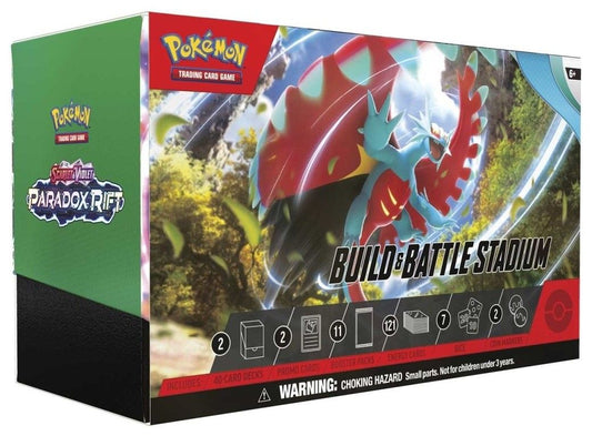 Pokemon -  Scarlet & Violet 4 Paradox Rift - Build and Battle Stadium Box