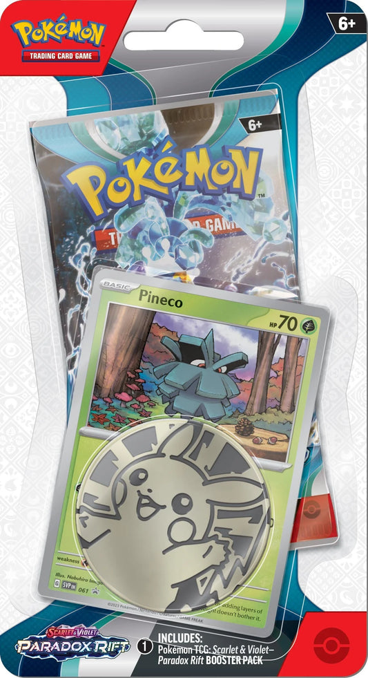 Pokemon  - SV4 Paradox Rift Checklane Blister - Pineco