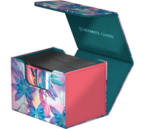 Ultimate Guard Sidewinder 100+ Xenoskin Magic Floral Places II - Miami Pink