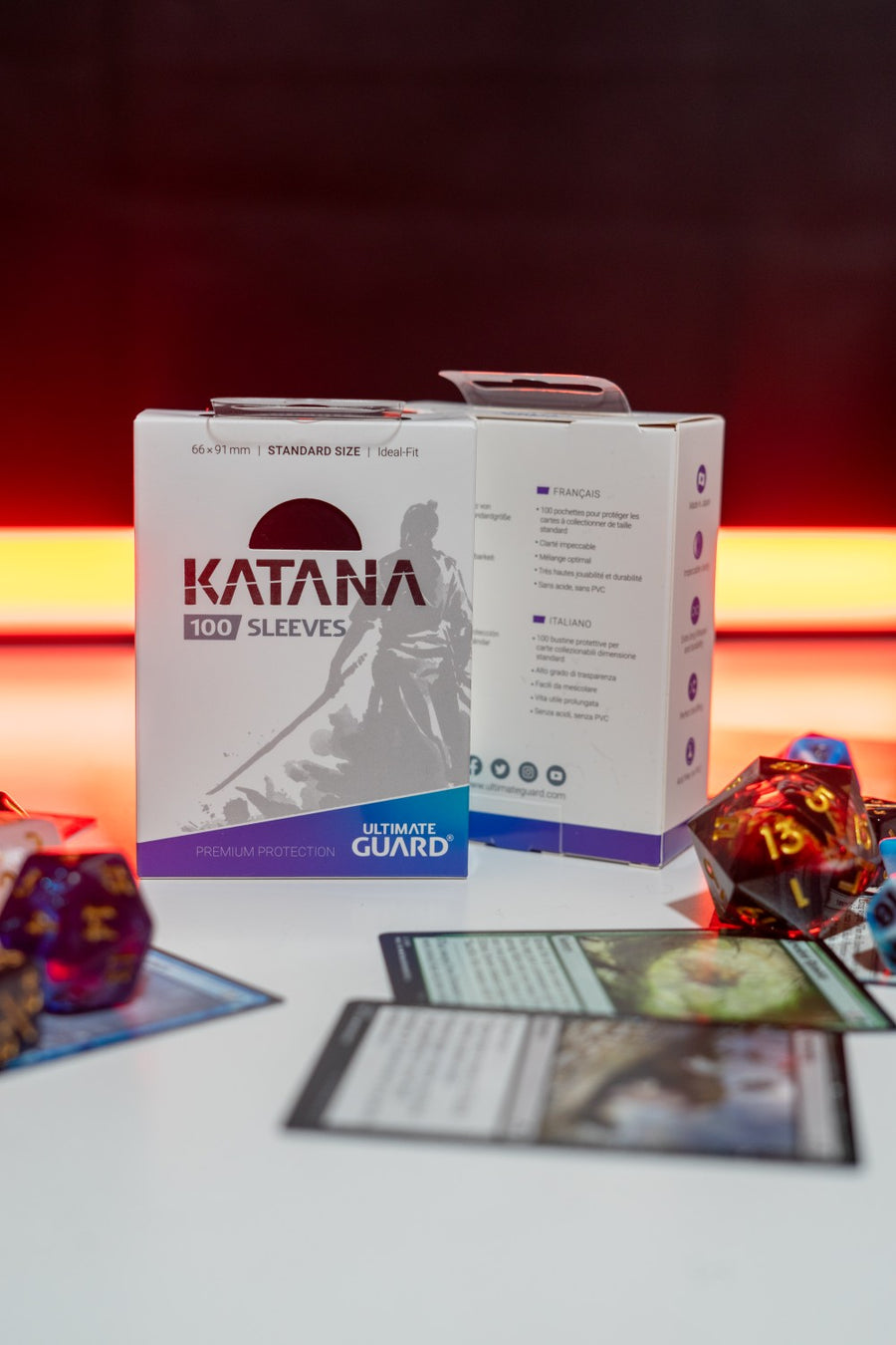 Ultimate Guard Katana Sleeves Standard Size Black (100)