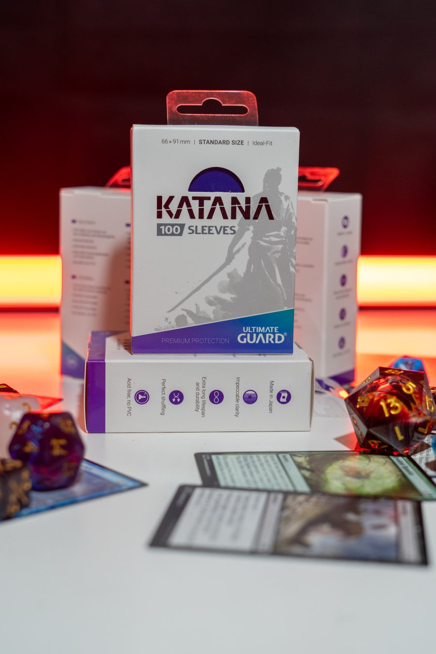 Ultimate Guard Katana Sleeves Standard Size Blue (100)